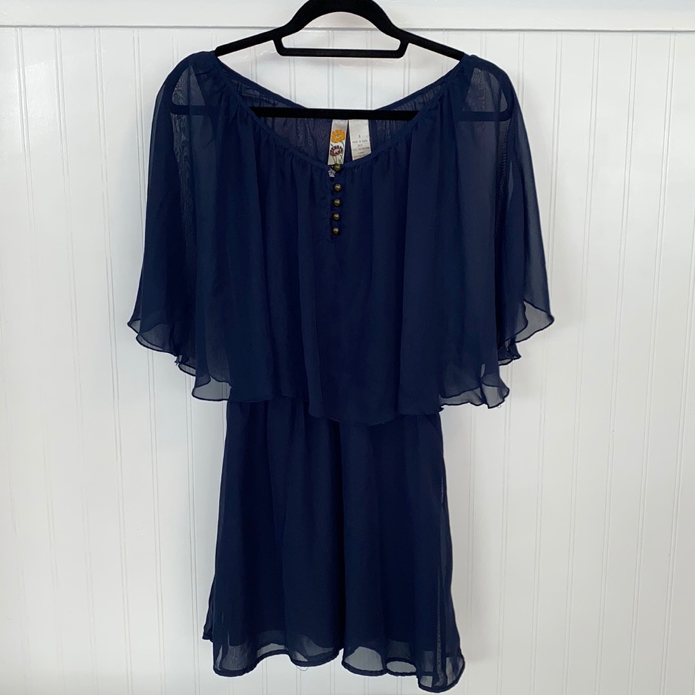 Mimi Chica Small Ruffle Top Mini Dress